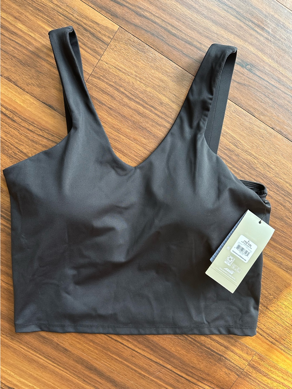 Avia Women's Tennis Bra Tank Top Black Size Large- NEW